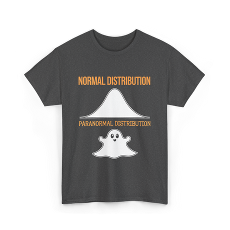 Normal Distribution Paranormal Distribution T-Shirt - Dark Heather