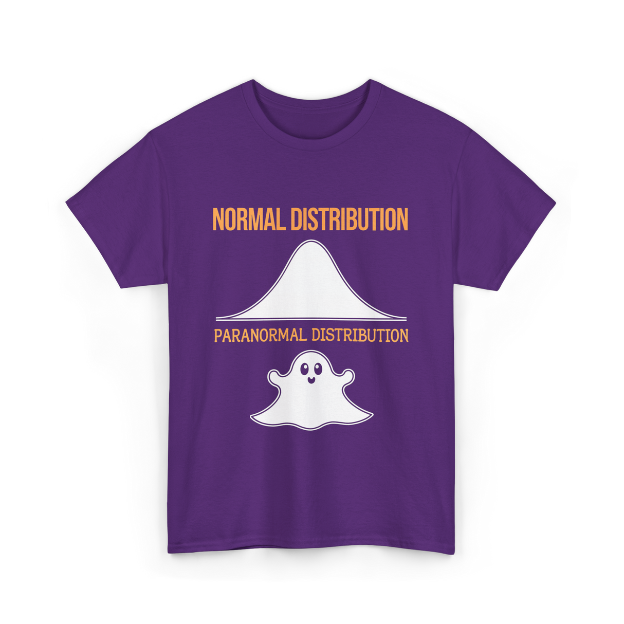 Normal Distribution Paranormal Distribution T-Shirt - Purple