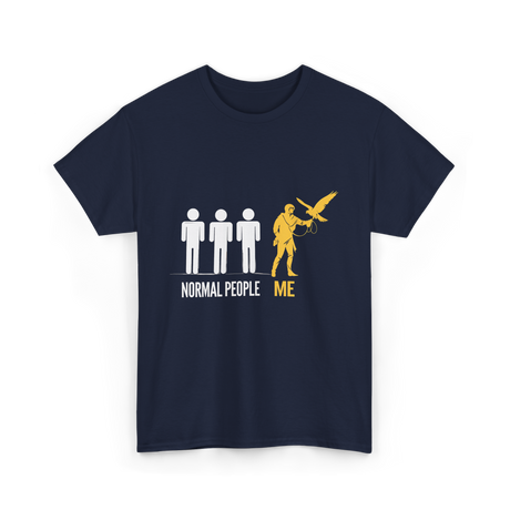 Normal People Me Falconry T-Shirt - Navy