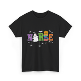 Norse Ghostly Nurse Halloween Costume T-Shirt - Black