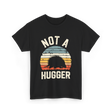 Not A Hugger Porcupine T-Shirt - Black