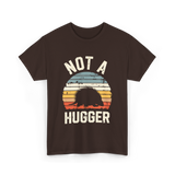 Not A Hugger Porcupine T-Shirt - Dark Chocolate