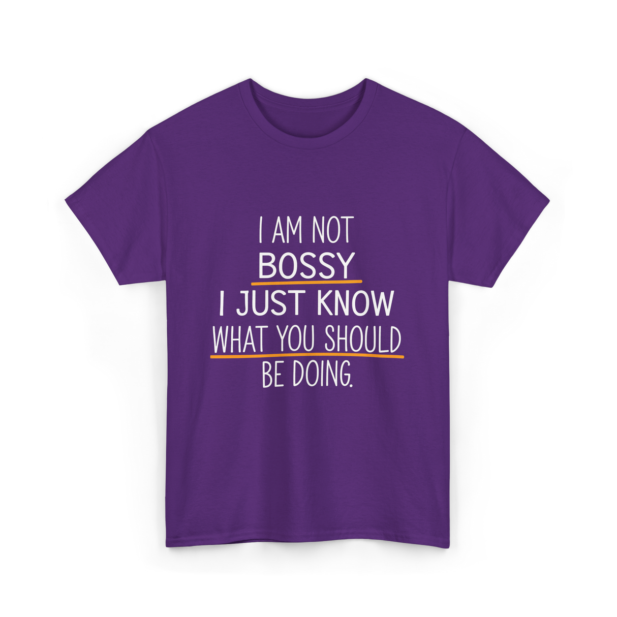 Not Bossy Know Better T-Shirt - Purple