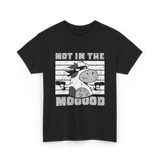 Not In The Mooood Cow T-Shirt - Black