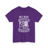 Not Your Average Real Estate Agent T-Shirt - Purple