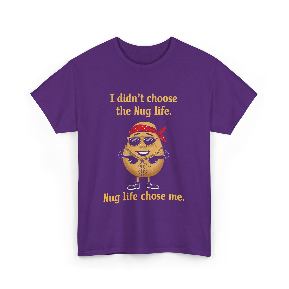 Nug Life Chose Me Nugget T-Shirt - Purple