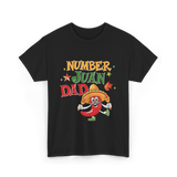 Number Juan Dad Mexican Dad T-Shirt - Black