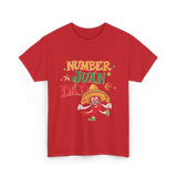 Number Juan Dad Mexican Dad T-Shirt - Red