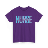 Nurse Critical Care Nursing T-Shirt - Purple