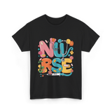 Nurse Healthcare Stethoscope Medicine T-Shirt - Black