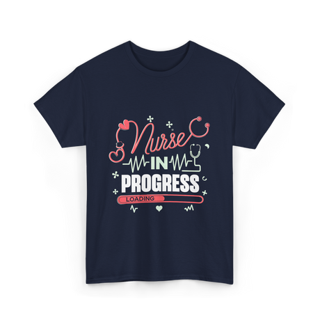 Nurse In Progress Nursing T-Shirt - Navy