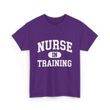 Nurse In Training Nursing Student T-Shirt - Purple