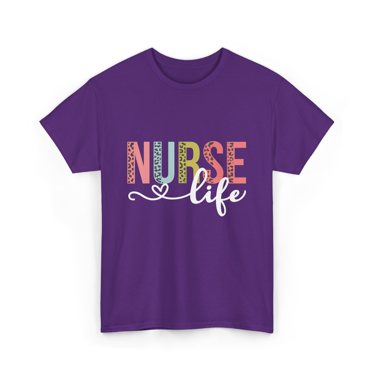 Nurse Life Healthcare Nurses T-Shirt - Purple