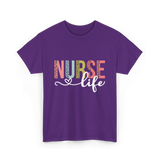 Nurse Life Healthcare Nurses T-Shirt - Purple