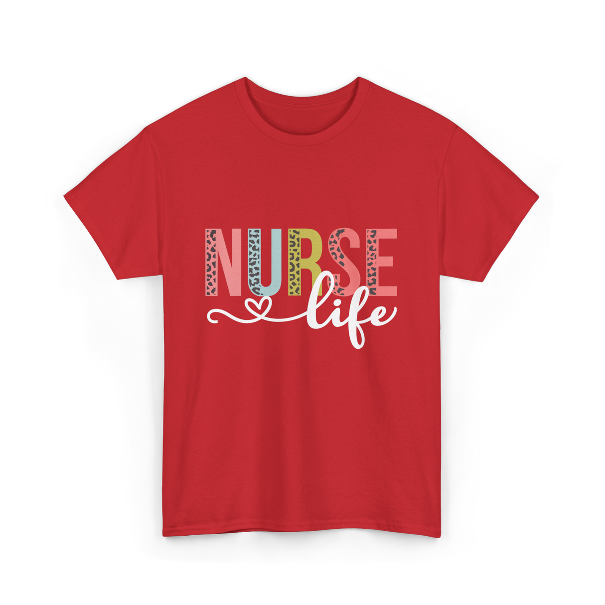 Nurse Life Healthcare Nurses T-Shirt - Red