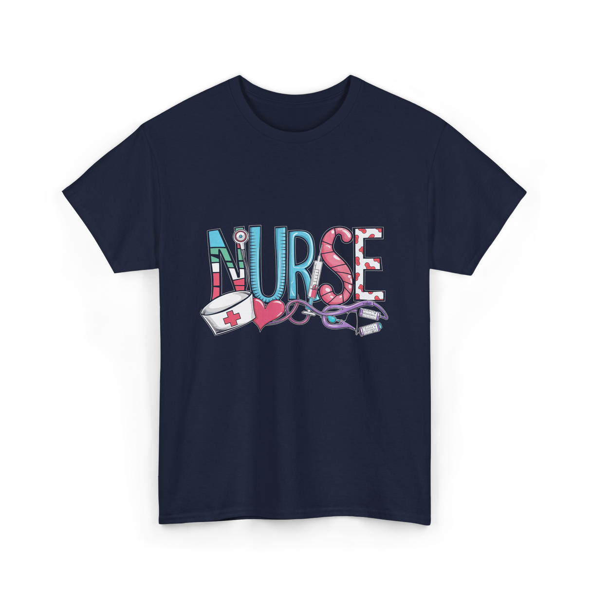 Nurse Love Nurse T-Shirt - Navy