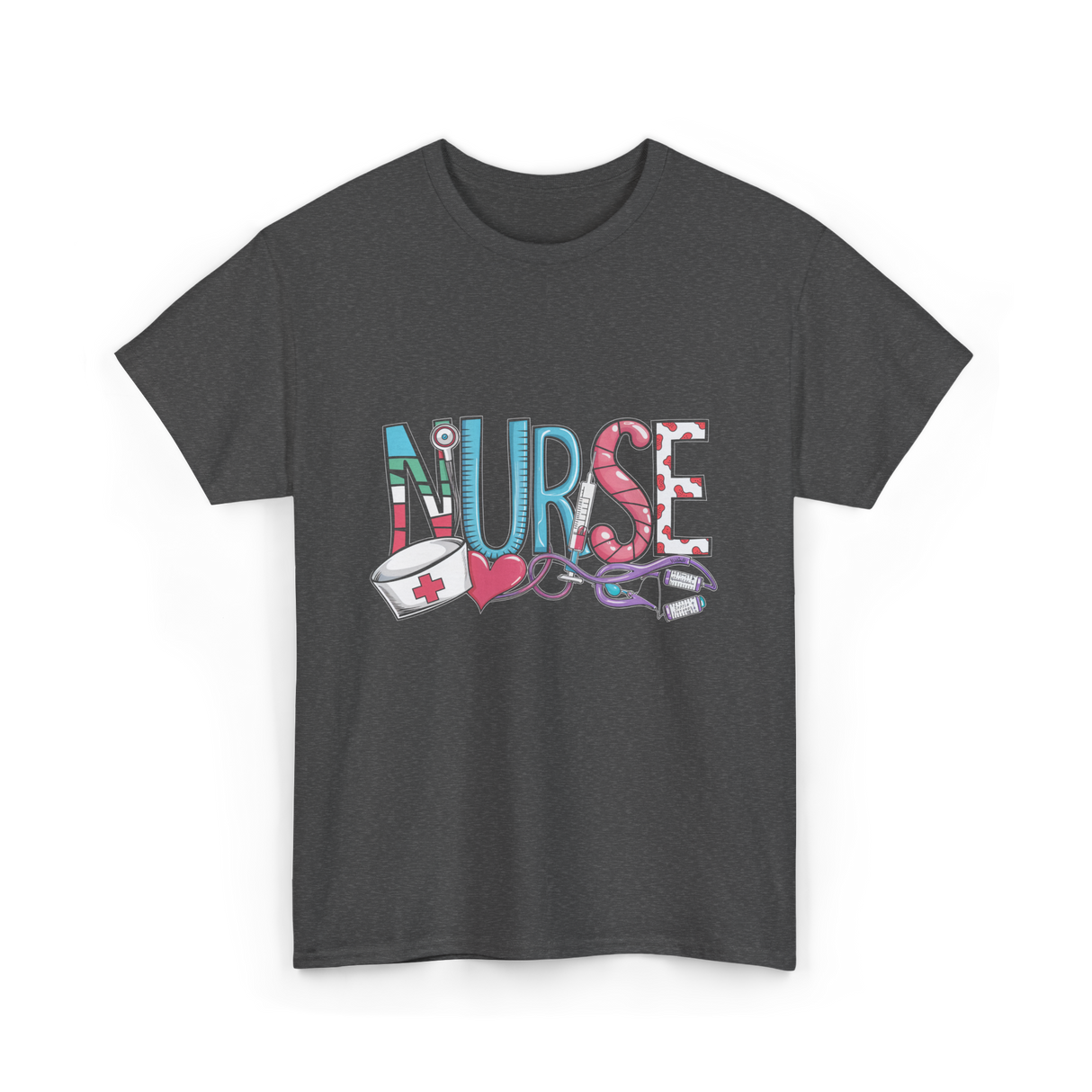 Nurse Love Nurse T-Shirt - Dark Heather