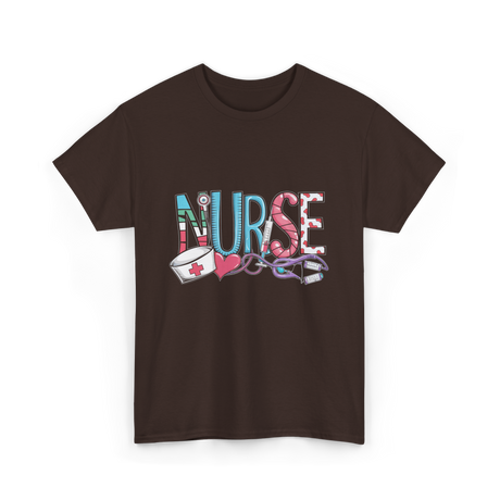 Nurse Love Nurse T-Shirt - Dark Chocolate