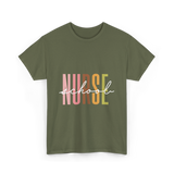 Nurse School Nurse Education T-Shirt - Military Green