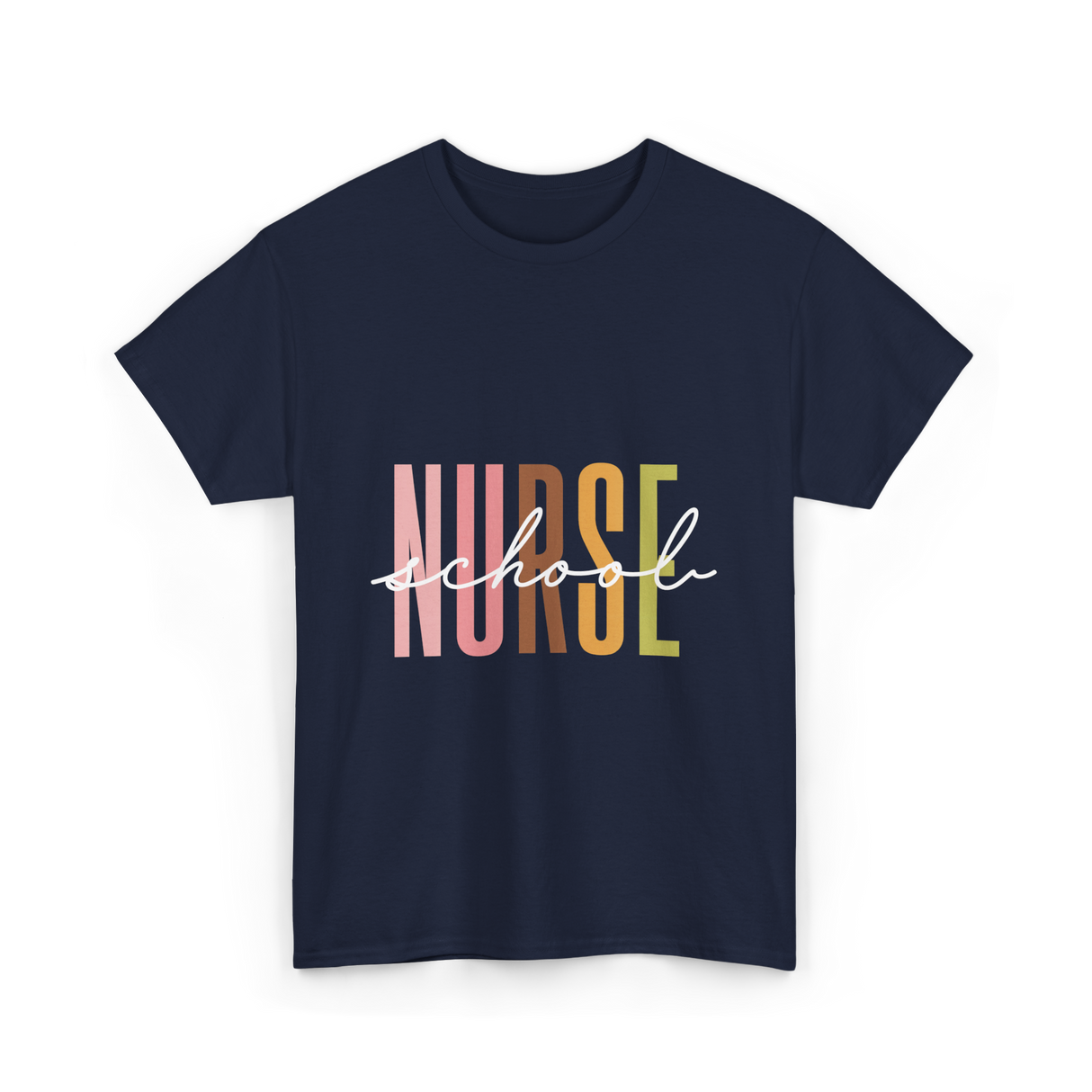 Nurse School Nurse Education T-Shirt - Navy