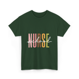 Nurse School Nurse Education T-Shirt - Forest Green