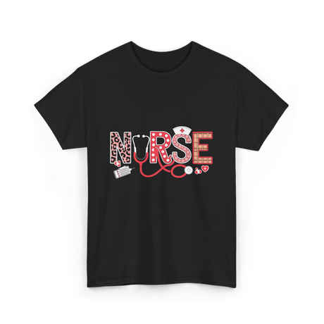 Nurse Stethoscope Life Nurses T-Shirt - Black