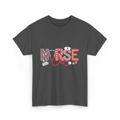 Nurse Stethoscope Life Nurses T-Shirt - Dark Heather