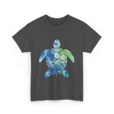 Ocean Animals Turtle T-Shirt - Dark Heather