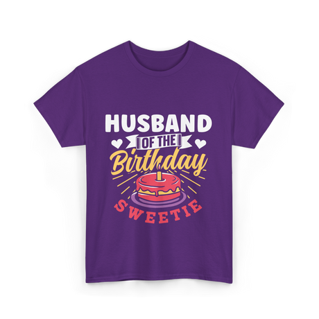 Of The Birthday Cake Birthday T-Shirt - Purple