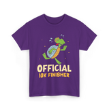 Official 10K Finisher Running T-Shirt - Purple