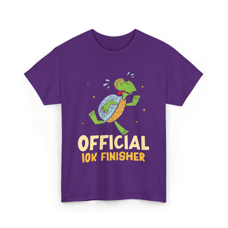 Official 10K Finisher Running T-Shirt - Purple