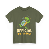 Official 10K Finisher Running T-Shirt - Military Green