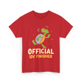 Official 10K Finisher Running T-Shirt - Red