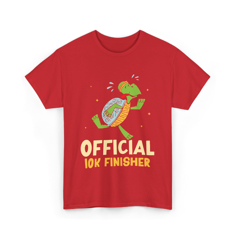 Official 10K Finisher Running T-Shirt - Red