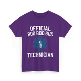 Official Bus Technician EMT T-Shirt - Purple