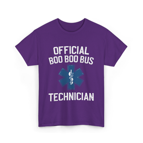 Official Bus Technician EMT T-Shirt - Purple