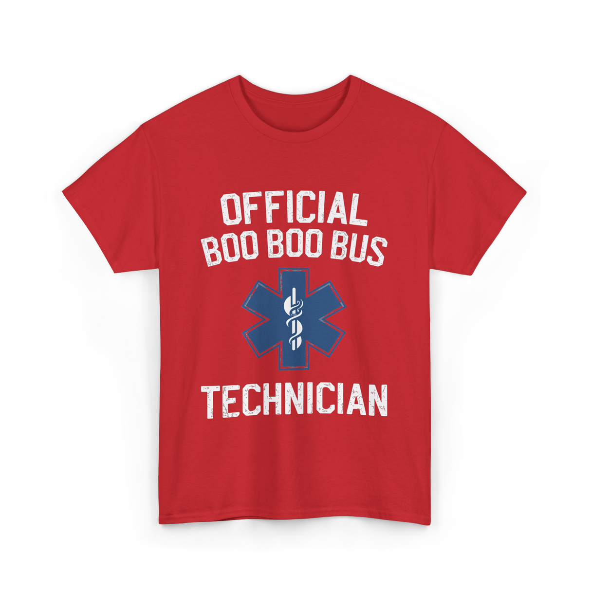 Official Bus Technician EMT T-Shirt - Red