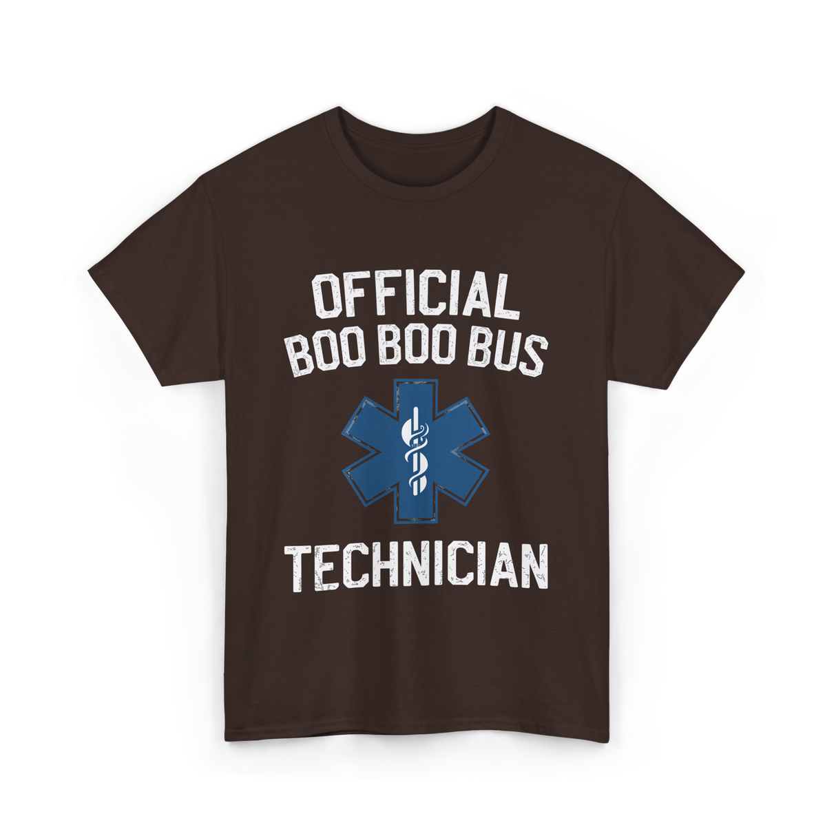 Official Bus Technician EMT T-Shirt - Dark Chocolate