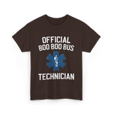 Official Bus Technician EMT T-Shirt - Dark Chocolate