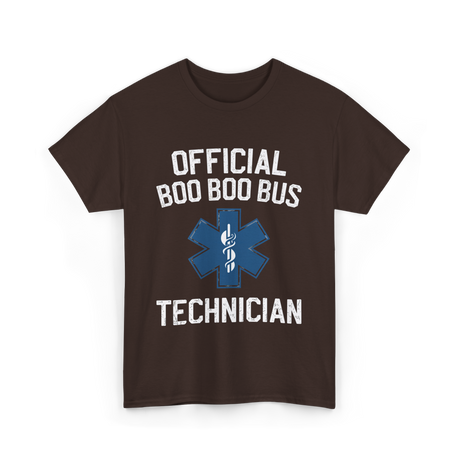 Official Bus Technician EMT T-Shirt - Dark Chocolate