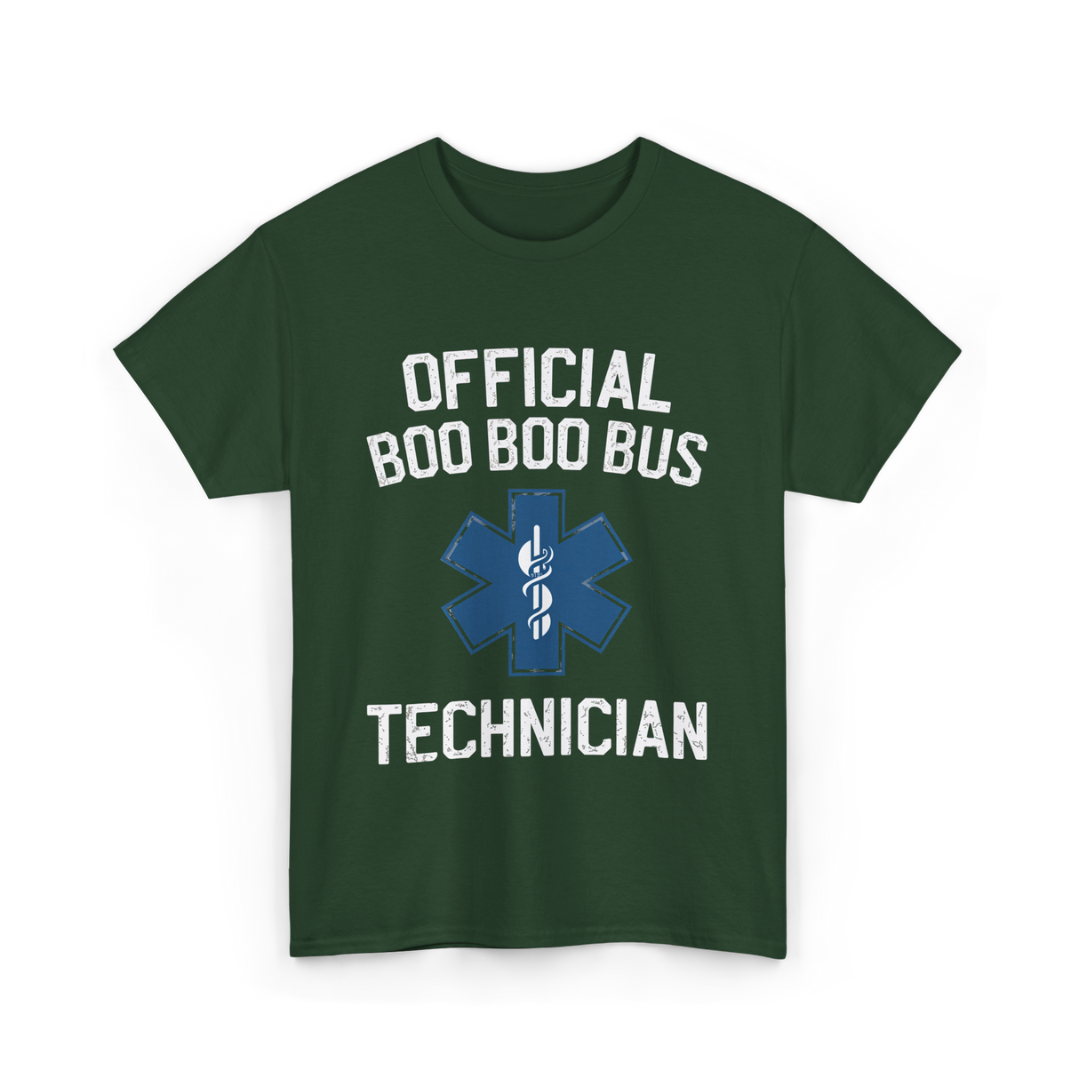 Official Bus Technician EMT T-Shirt - Forest Green