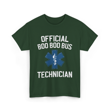 Official Bus Technician EMT T-Shirt - Forest Green