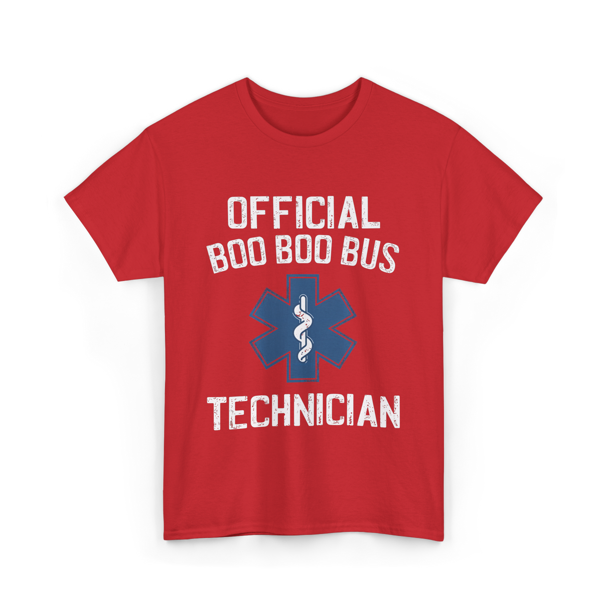 Official Bus Technician T-Shirt - Red