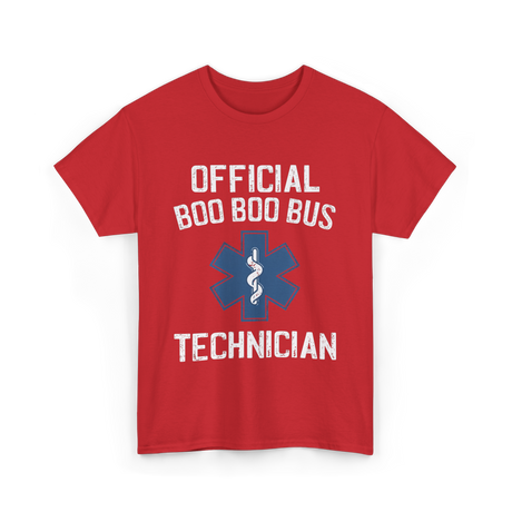 Official Bus Technician T-Shirt - Red