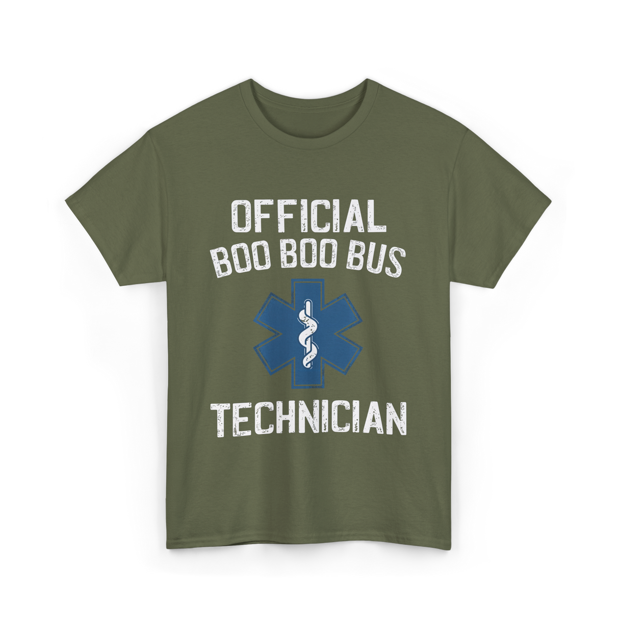 Official Bus Technician T-Shirt - Military Green