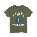 Official Bus Technician T-Shirt - Military Green