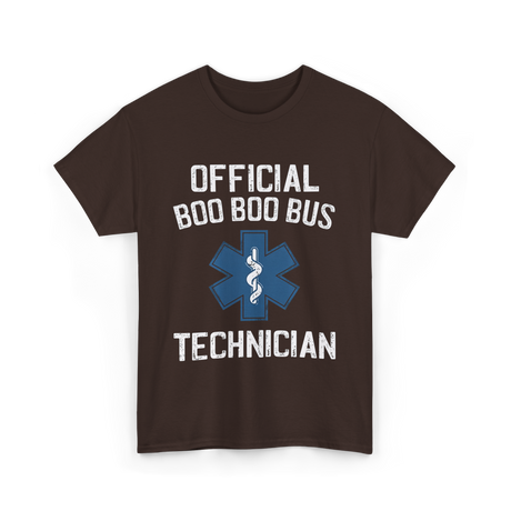 Official Bus Technician T-Shirt - Dark Chocolate