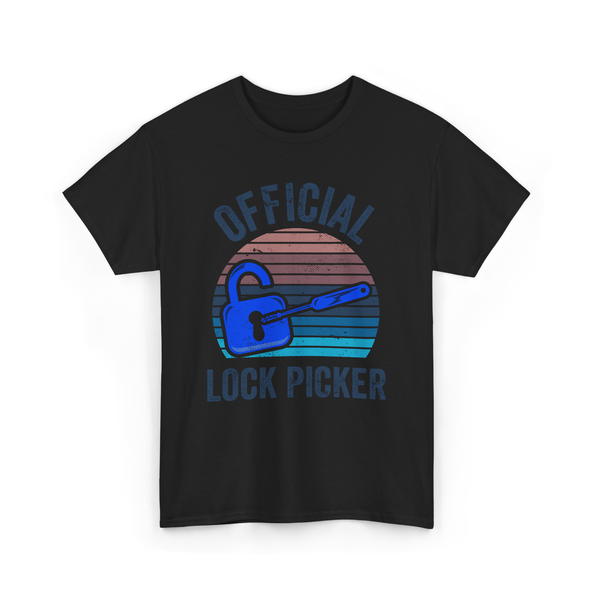 Official Lock Picker Lock Picking T-Shirt - Black