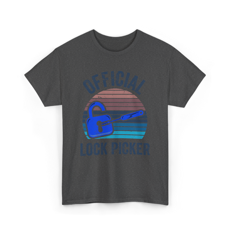 Official Lock Picker Lock Picking T-Shirt - Dark Heather