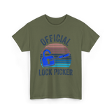 Official Lock Picker Lock Picking T-Shirt - Military Green